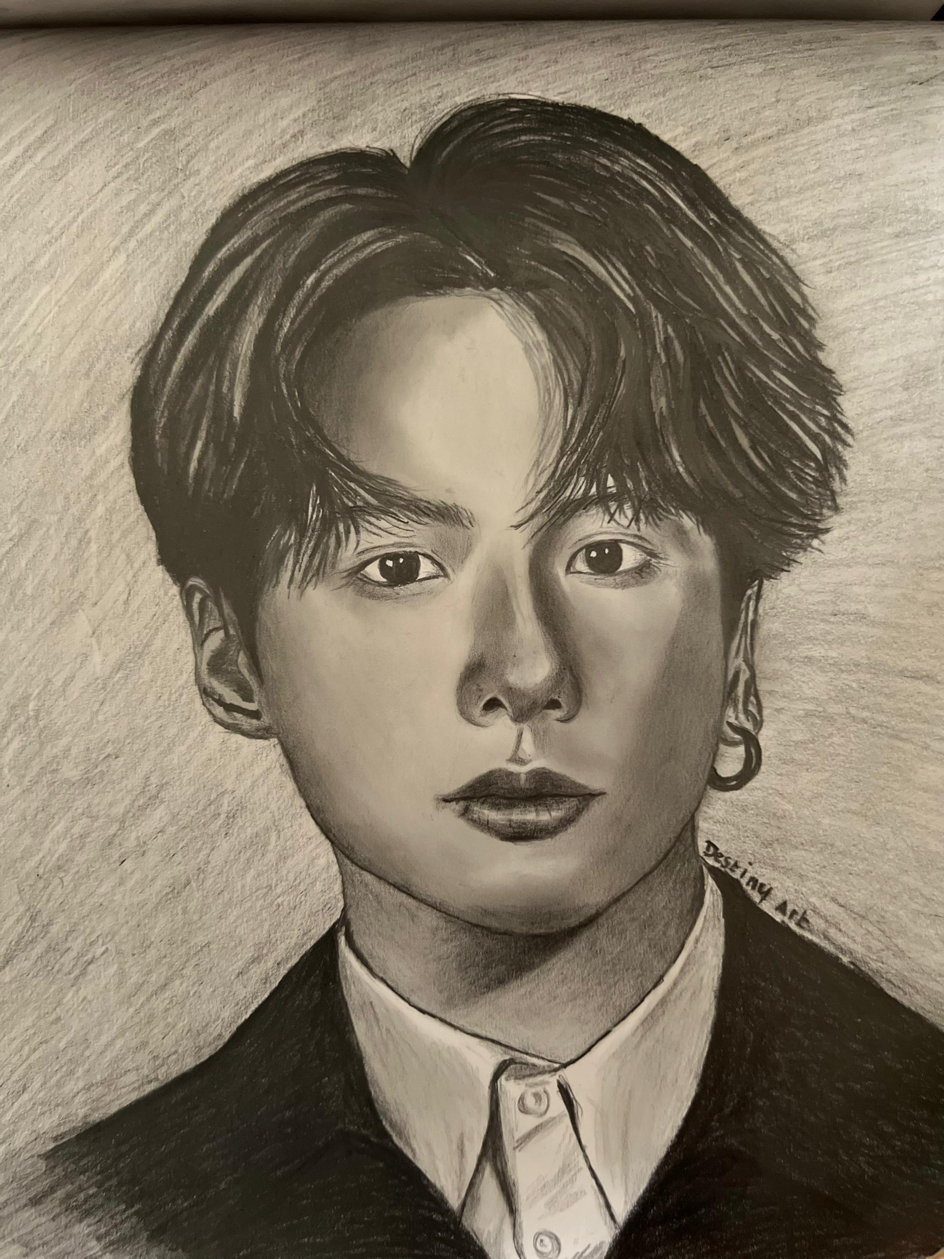 A drawing of an actor