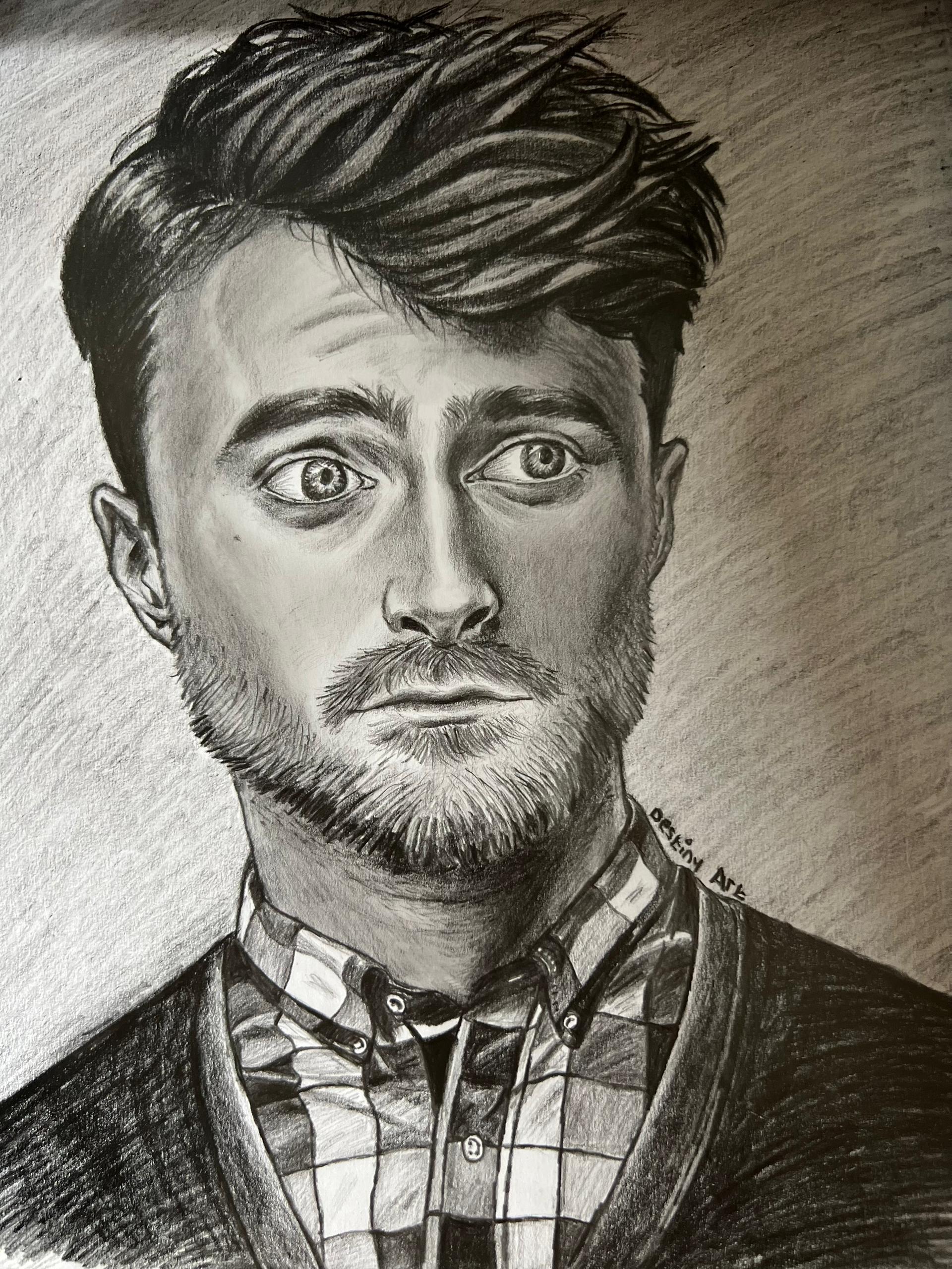 a drawing of a man